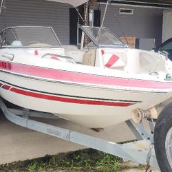 18 Ft Gaston, V6 4.3 Volvo Penta Engine & Drive,  Easy Load Trailer., Tires Like New. Spare Never Used. Sold By MJ enterprises. Marie Mechanic 