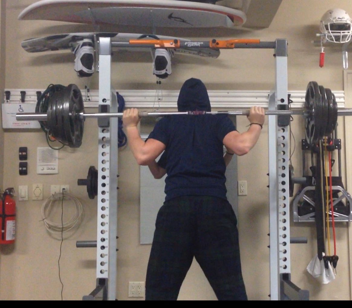 Fitness Gear Squat/Bench Rack and Weights
