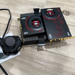Creative Official PCIe Sound Blaster ZxR Sound Card 24bit/192kH SB-ZXR-R2 MINT