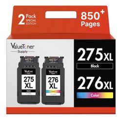 PG-275XL/CL-276XL Works for Cannon 275 and 276 Ink Cartridges for Canon Ink 275 and 276 275XL 276XL for PIXMA TR4722 TS3720 TS3722 TR4700 TR4720 TS370