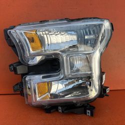 2015 2016 2017 Ford F-150 Left Driver Side Halogen Headlight OEM FL34-13006-A