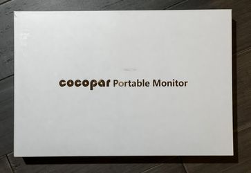 Portable Monitor 15.6 Inch 1080P Travel Monitor with Speaker HDMI USB-C External Display for Laptop MacBook Surface PC Xbox PS4/5, with Cover Stand VE