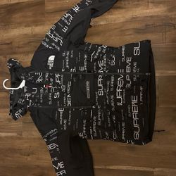 North Face X Supreme 3/4 Zip Up Jacket