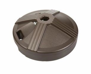 US Weight 50 lbs. Fillable Capacity Round Outdoor Patio Umbrella Base