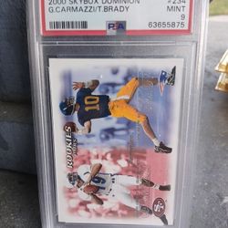 Tom Brady Rookie Psa 9