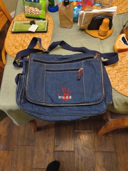 Mudd Denim Messenger Bag