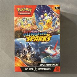 Pokémon Scarlet & Violet Surging Sparks Booster Bundle 6 Packs New Sealed! I can ship!