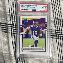 Justin Jefferson Donruss Rated Rookie 