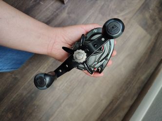 Akios S-Line 651CTM compact saltwater multiplier/conventional reel and Abu Garcia Max 4 Low Profile Reel