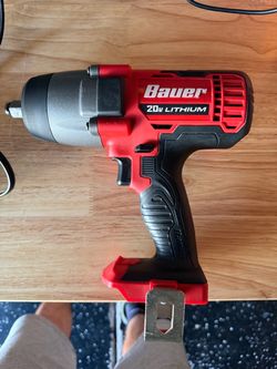 BAUER 20V 1/2” Cordless Impact Wrench