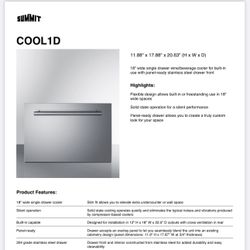 summit drink drawer / wine fridge