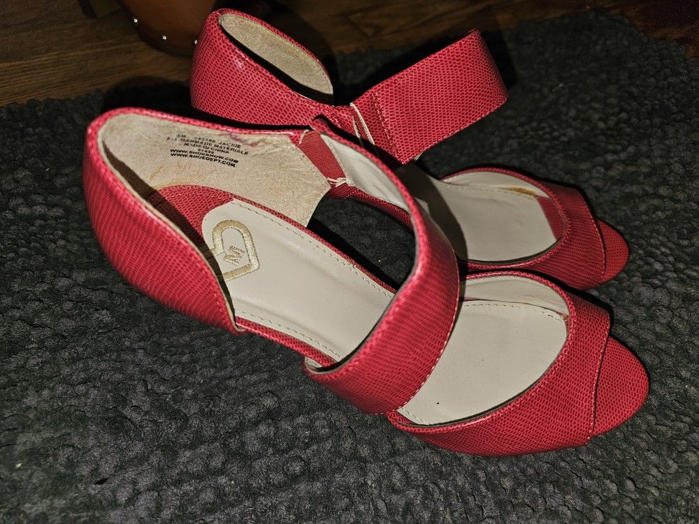 Womens Red Dress Shoes