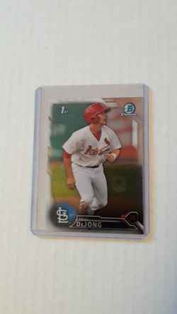 2016 Bowman chrome Paul DeJong RC.