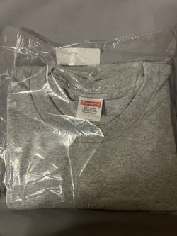 Supreme Arabic Box Logo Tee Grey Large