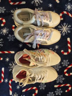 Girls Size 2 Shoe Lot – Skechers + Art Class Sneakers – 2 Pairs