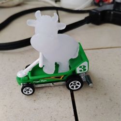 Cartoon Cow Character....Mini Go Kart