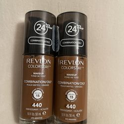 2 Revlon Colorstay Face Makeup 440 Mahogany