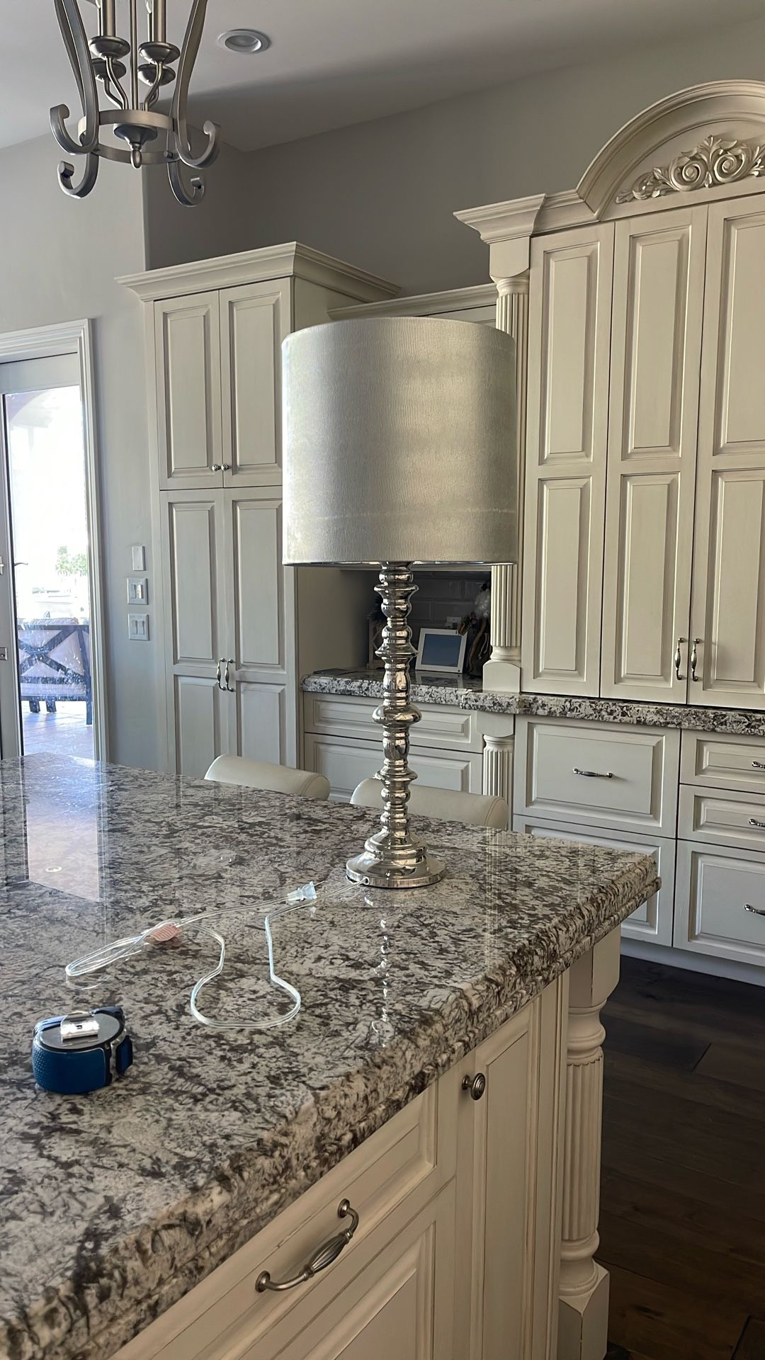 Silver lamp for sale