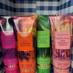 🌴NEW!! Bath & Body Works Tropical Vacation Body Cream Set