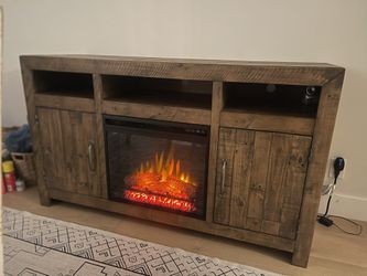 TV Stand With Fireplace