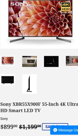 Sony XBR55X900F 55-Inch 4K Ultra HD Smart LED TV