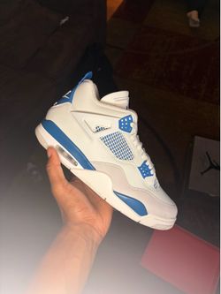🔥 FOR SALE 🔥 Air Jordan 4 Retro ‘Military Blue’ (2024) Size 11.5 Lightly Worn — Super Clean Pair 👟