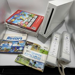 Nintendo Wii Console W/Games