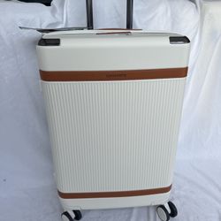 Champs Vintage Air 24” Luggage White Check In TSA Lock 