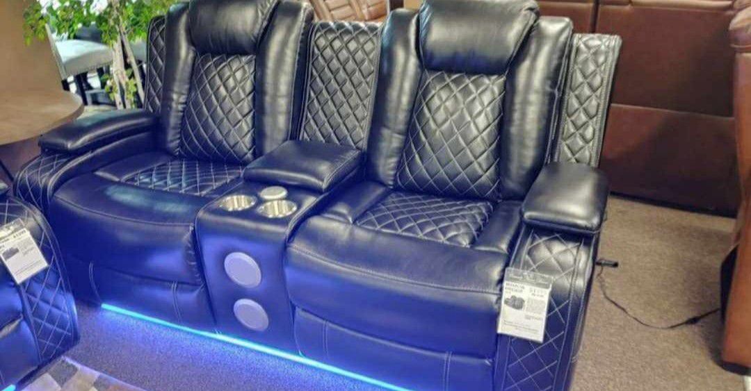 Movie Theater Seating Power Reclining Sofa And Loveseat Fast Delivery