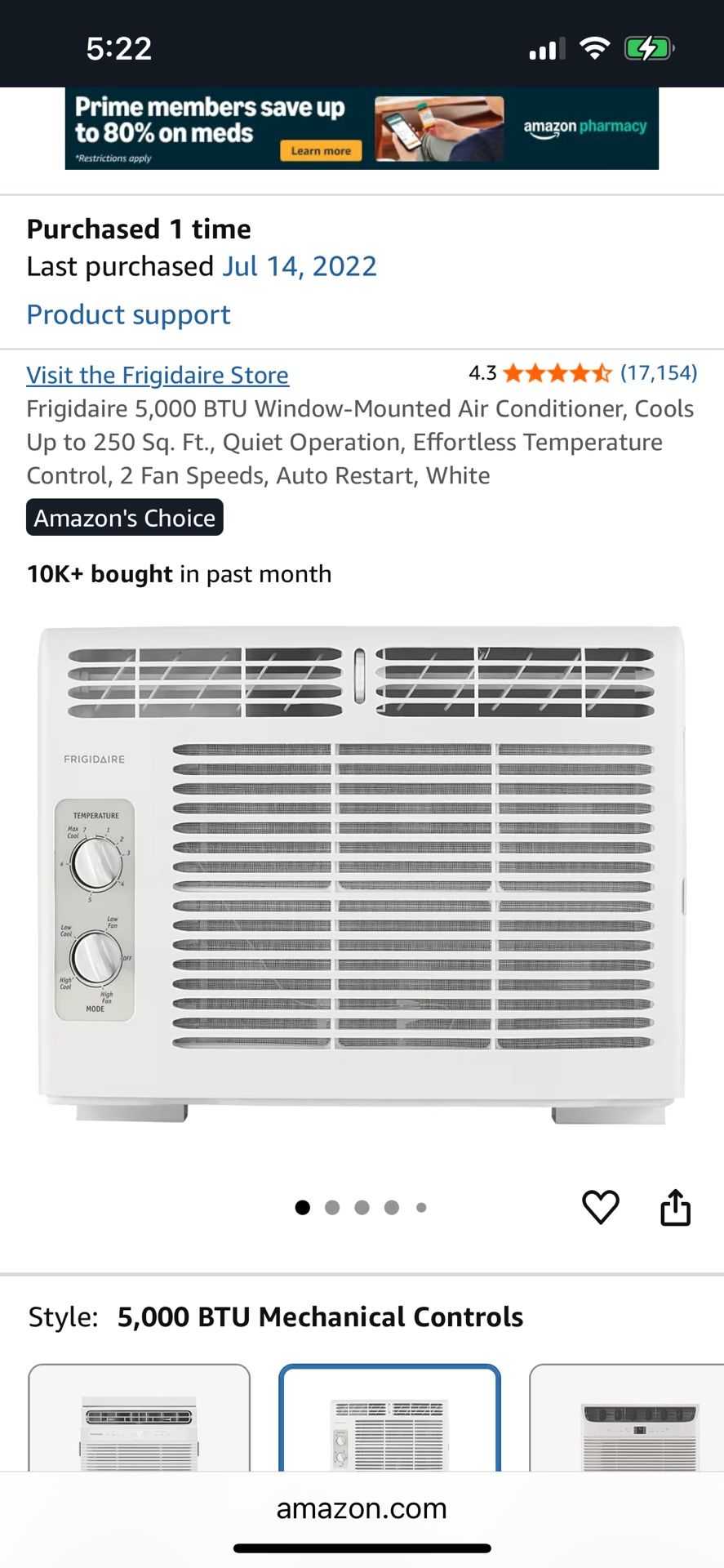 Air Conditioner -Frigidaire