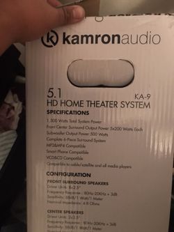 Receiver and speakers 250$