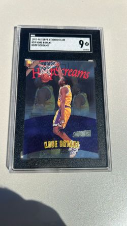 19 97–98 Topps Stadium Club Hs 9 Kobe Bryant Hoop Screams