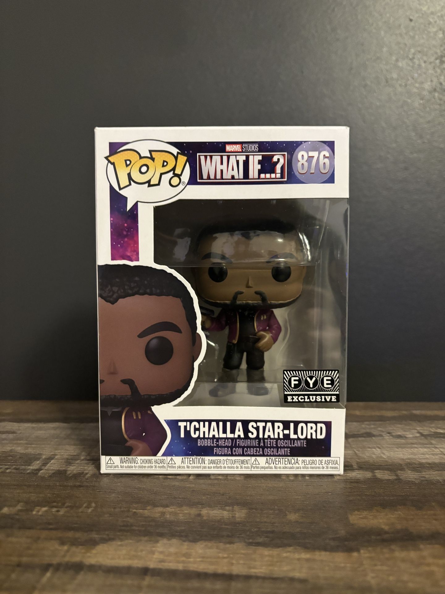 T’challa Star Lord Funko Pop FYE Exclusive 