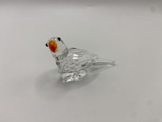 Swarovski Crystal Standing Parrot