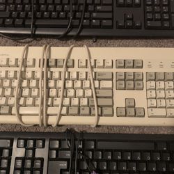 Computer keyboard usb and ps2 keyboards 10$ each