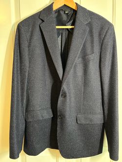 Banana Republic Men's Navy Pinstripe Italian Fabric Suit 40S