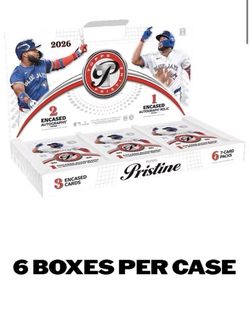 2026 Topps Pristine Baseball Hobby CASE (6 boxes) IN HAND Sealed