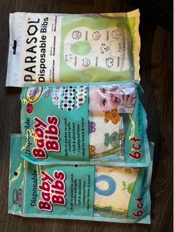 Disposable bibs
