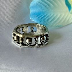 Skull Ring, Size 9