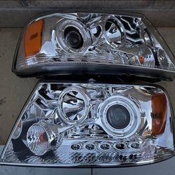 04-08 Ford F-150 | 06-08 Lincoln Mark LT LED Headlights Faros Calaveras Micas Luces Lamps 