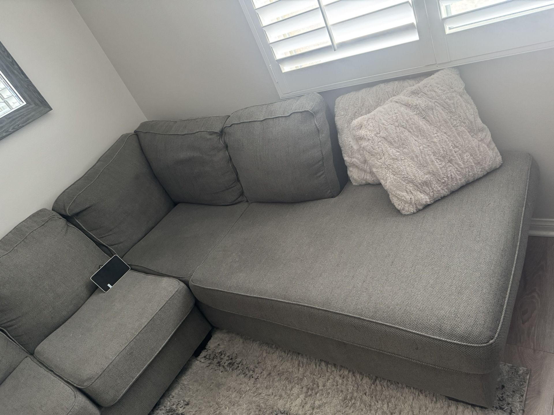 Grey Sectional Sofa Couch