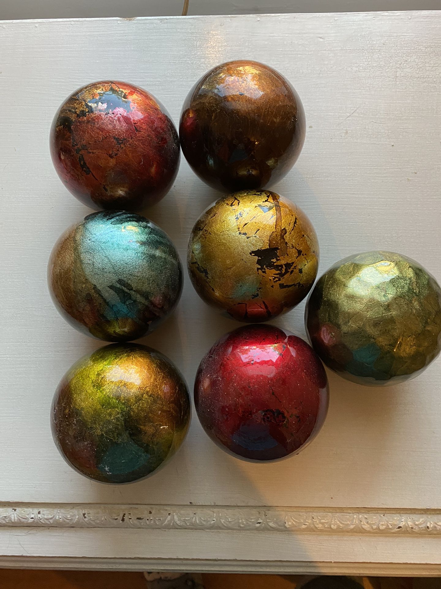7 Decorative Balls From Pier 1