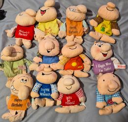 vintage Russ Berrie Wilbur and Friends  set of 12