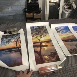 Sunset Prints Unframed Set