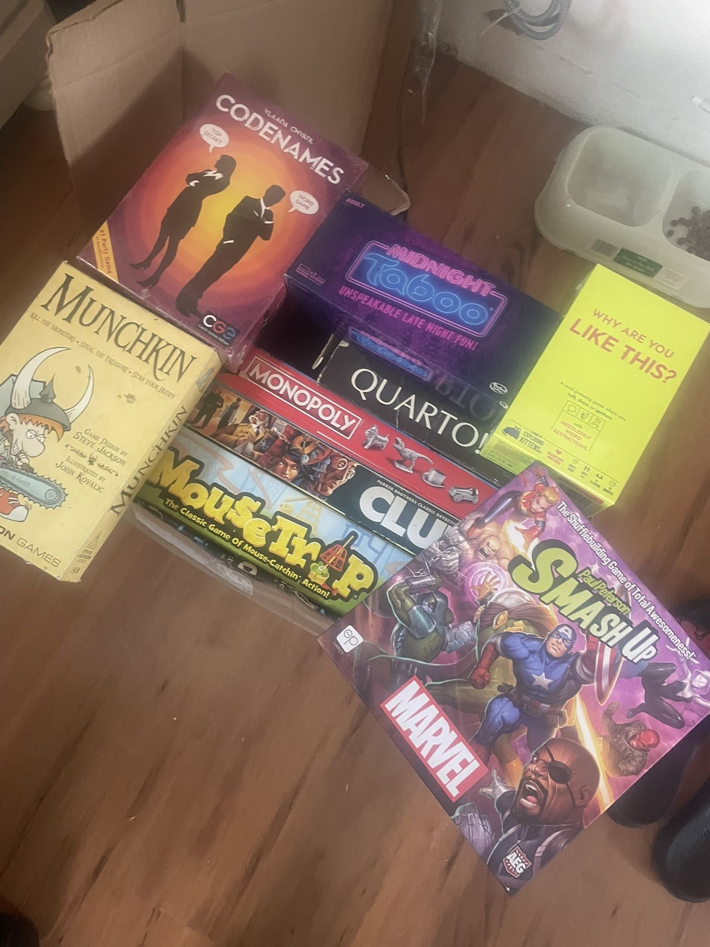 Box Of Board Games Most New