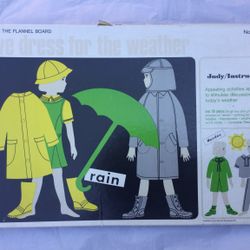 Judy Instructo Vintage Flannel Board Set 
