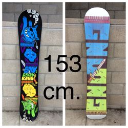 153 cm. Gnu Danny Kass men’s snowboard