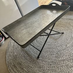 Galvanized Metal Coffee Table