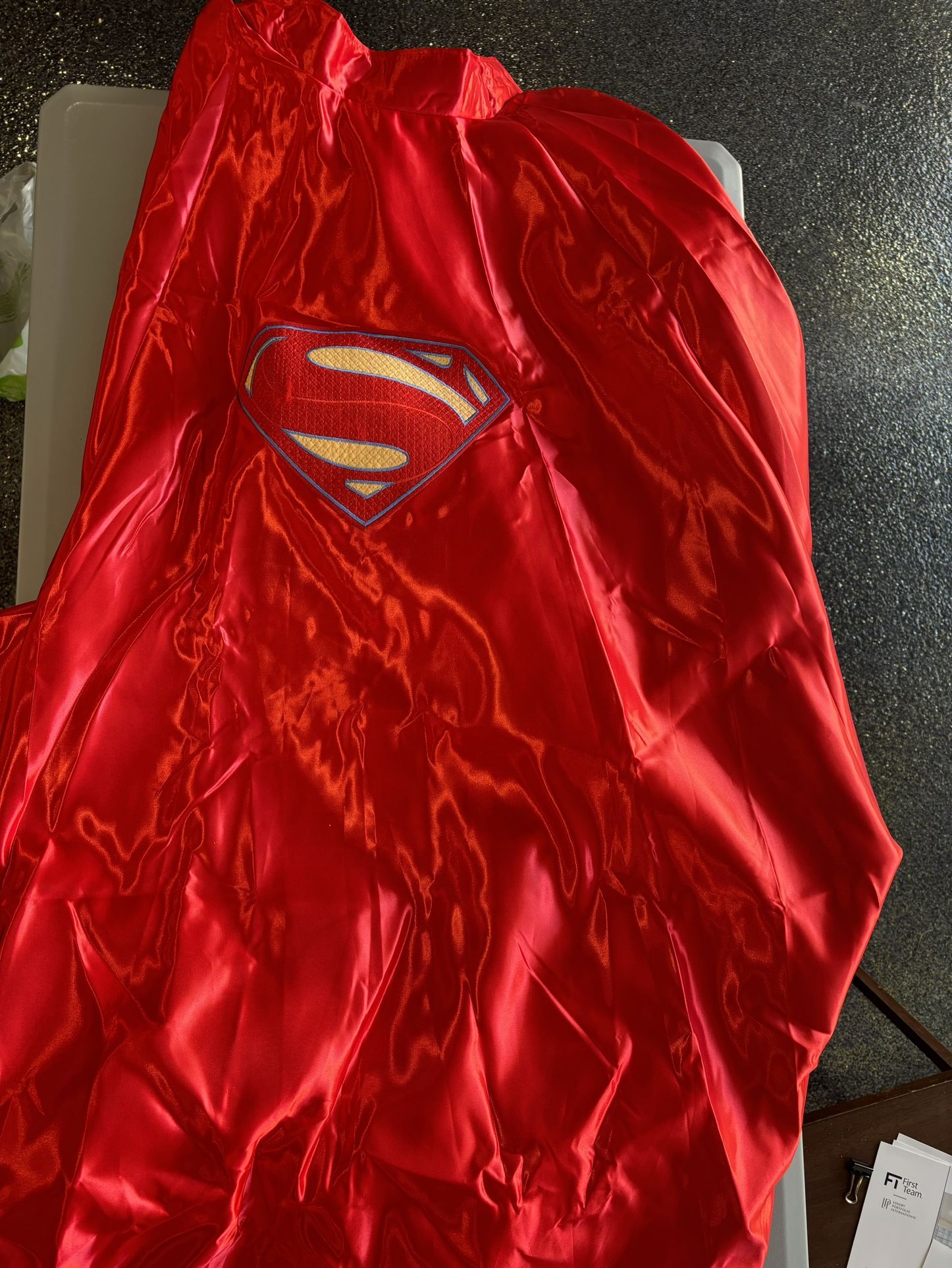 Superman adult cape