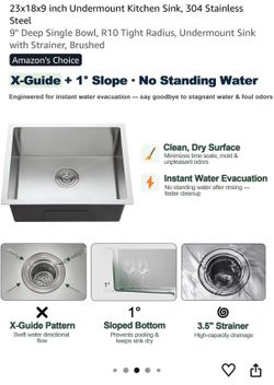NEW Kitchen Sink Complete Set – Never Used!